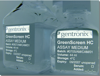 greenscreen hc assay medium samples