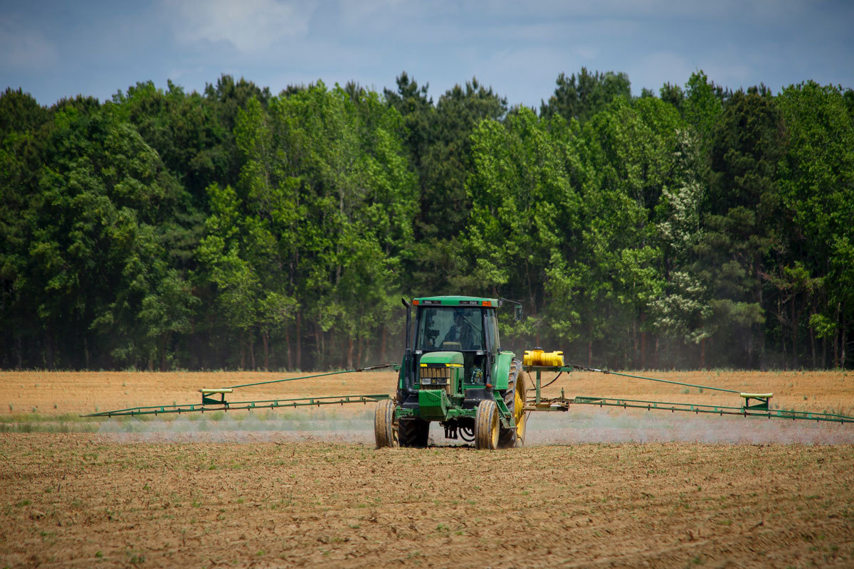 green tractor in field regulatory genotoxicity testing of agrochemicals